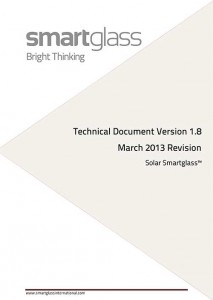 Solar Smartglass Technical Spec.